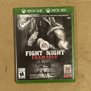 Fight Night Champion Xbox One Xbox 360 (2018) (TESTED AND WORKING)